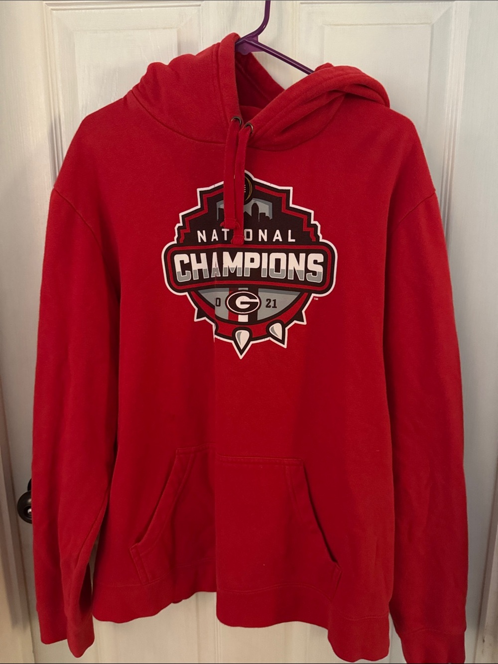 Men’s Red Georgia Bulldogs Hoodie